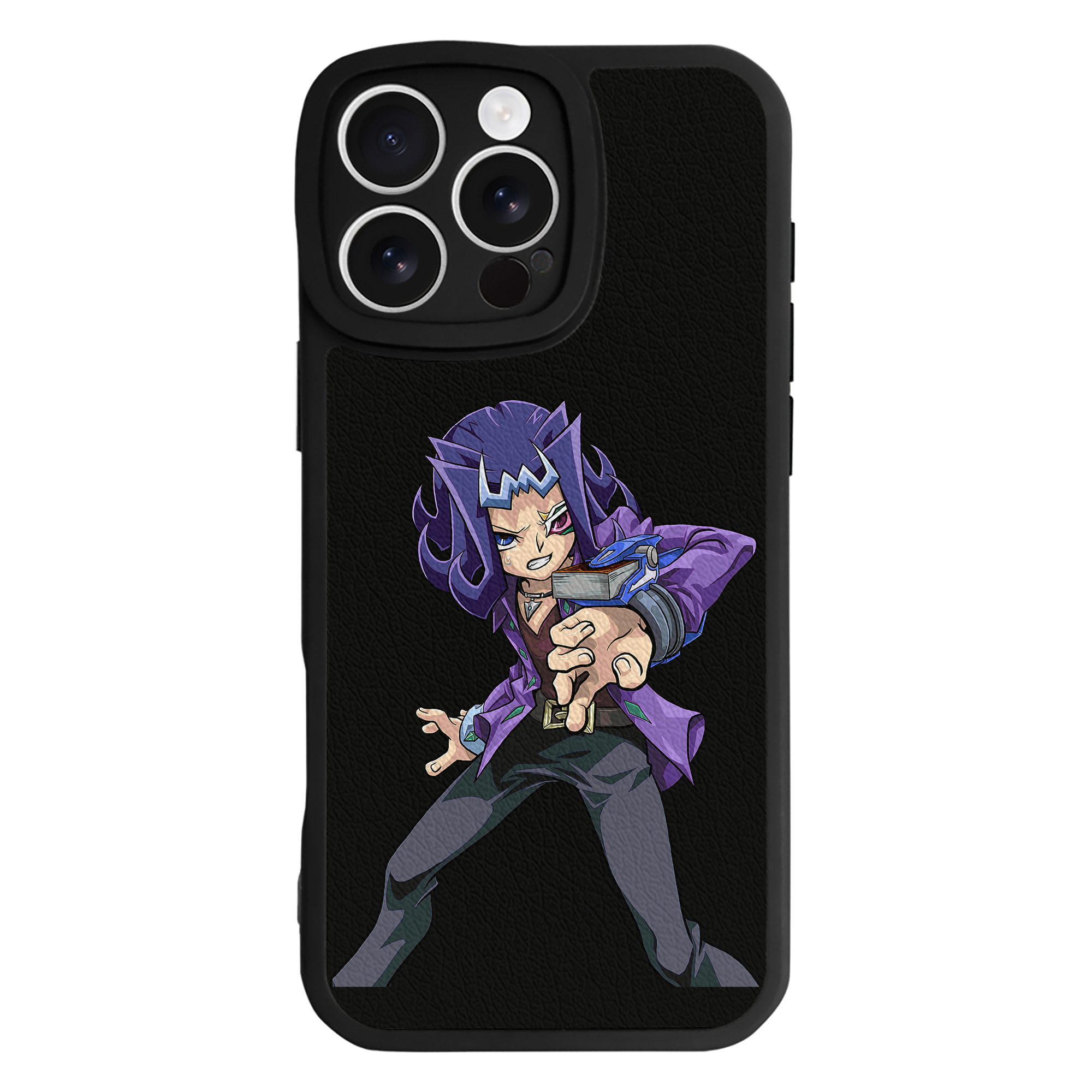遊☆戯☆王 Yu-Gi-Oh! 【iPhone 16シリーズ対応】シリコンスマホケース（レザー調） 材質：シリコン